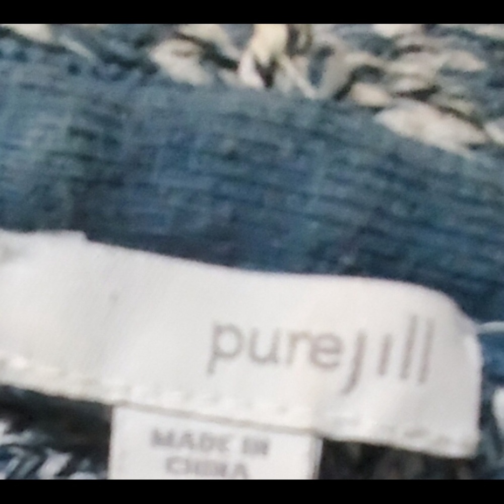 Pure Jill sweater ⭐️ cotton ⭐️ blue & white ⭐️ - Picture 6 of 8